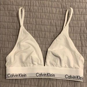 CALVIN KLEIN NWOT triangle bralette